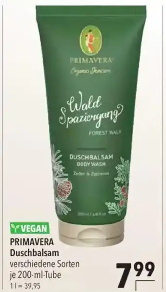 Citti VEGAN PRIMAVERA Duschbalsam tilbud