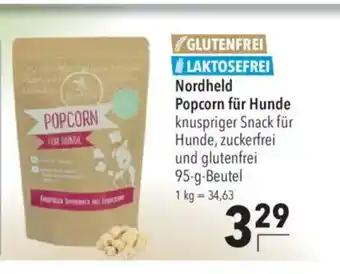 Citti GLUTENFREI LAKTOSEFREI Nordheld Popcorn für Hunde tilbud