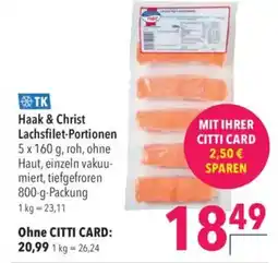 Citti Haak & Christ Lachsfilet-Portionen tilbud