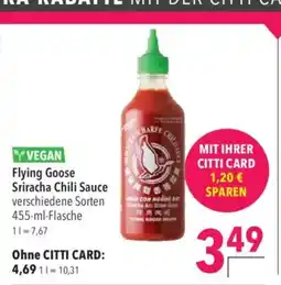 Citti YVEGAN Flying Goose Sriracha Chili Sauce tilbud