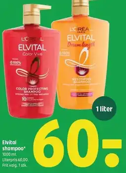 Coop 365 Elvital shampoo tilbud