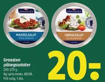 Coop 365 Graasten pålægssalater tilbud