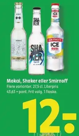 Coop 365 Mokai, Shaker eller Smirnoff tilbud