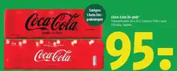 Coop 365 Coca-Cola 24-pak tilbud