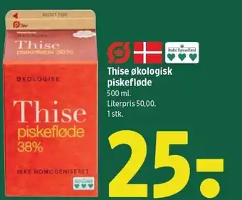 Coop 365 Thise økologisk piskefløde tilbud