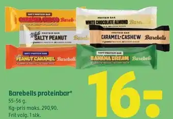 Coop 365 Barebells proteinbar tilbud