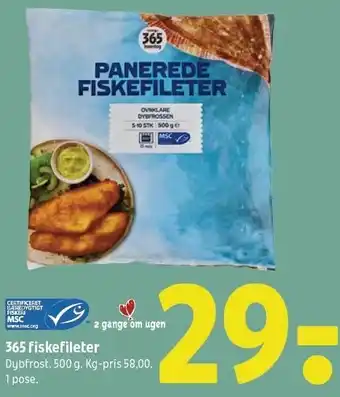 Coop 365 365 fiskefileter tilbud