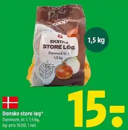 Coop 365 Danske store løg tilbud