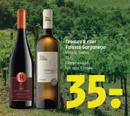 Coop 365 Tesauro R eller Falasco Garganega tilbud