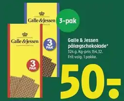 Coop 365 Galle & Jessen pålægschokolade tilbud