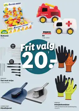 Lidl Badeand, Bil, Sæt med strips, Håndfejesæt eller Arbejdshandsker tilbud