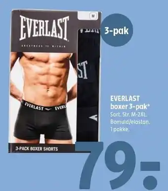 Coop 365 EVERLAST boxer 3-pak tilbud