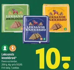 Coop 365 Leksands knækbrød tilbud