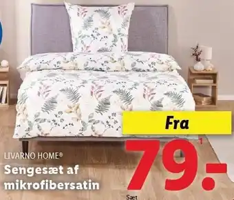 Lidl Sengesæt af mikrofibersatin tilbud