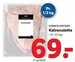 Lidl Kalveculotte - Pr. 1/2 kg tilbud