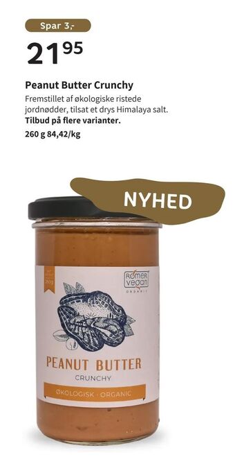 Helsam Peanut Butter Crunchy tilbud