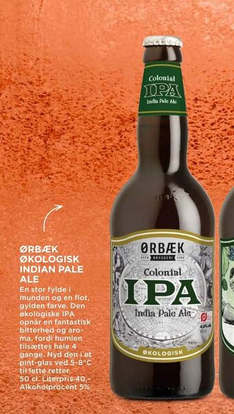 MENY Ørbæk økologisk indian pale ale tilbud