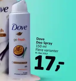 Normal Dove Deo Spray tilbud