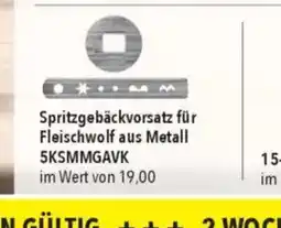 Citti Spritzgebäckvorsatz für Fleischwolf aus Metall 5KSMMGAVK tilbud