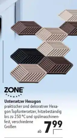 Citti ZONE Untersetzer Hexagon tilbud