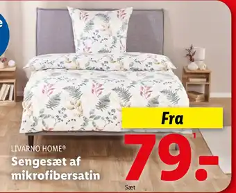 Lidl Sengesæt af mikrofibersatin tilbud