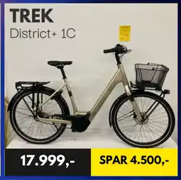 Design Cykler TREK District+ 1C tilbud