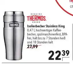 Citti Isolierbecher Stainless King tilbud