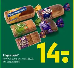 Coop 365 Pågen brød tilbud