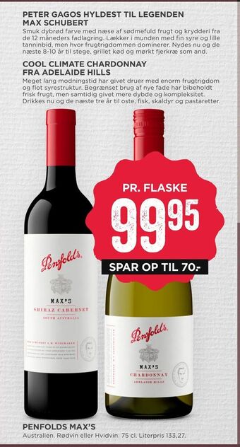 MENY Penfolds max's tilbud