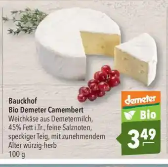 Citti Bauckhof bio demeter camembert tilbud