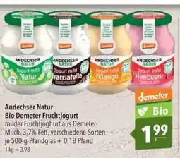 Citti Andechser Natur Bio Demeter Fruchtjogurt tilbud