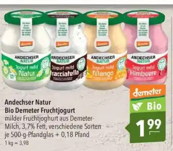 Citti Andechser Natur Bio Demeter Fruchtjogurt tilbud