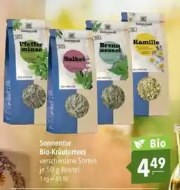 Citti Sonnentor Bio-Kräutertees verschiedene Sorten tilbud