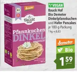 Citti Bauck Hof Bio Demeter Dinkelpfannkuchen und Hafer Pancakes tilbud