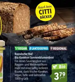 Citti Reesdorfer Hof Bio Karotten Sonnenblumenbrot tilbud