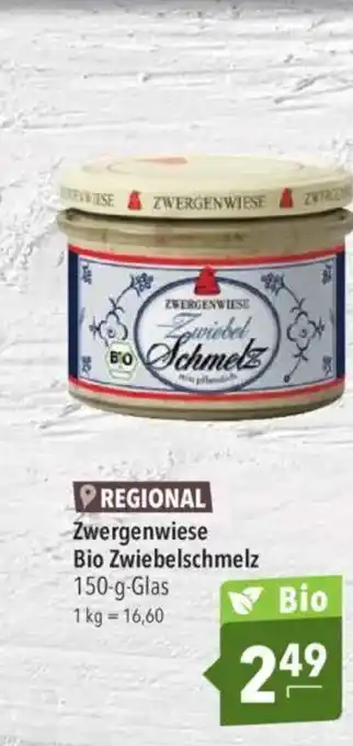 Citti REGIONAL Zwergenwiese Bio Zwiebelschmelz tilbud