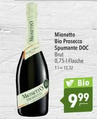 Citti Mionetto Bio Prosecco Spumante DOC tilbud