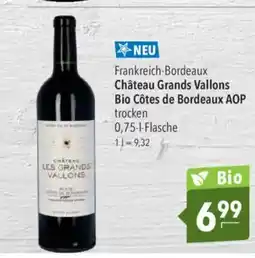 Citti Frankreich-Bordeaux Château Grands Vallons Bio Côtes de Bordeaux AOP trocken tilbud