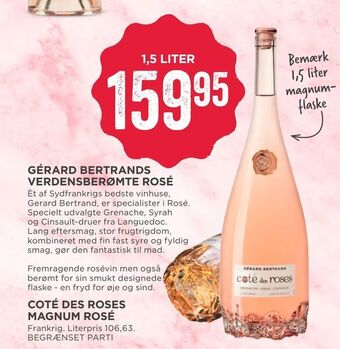MENY Coté des roses magnum rosé tilbud