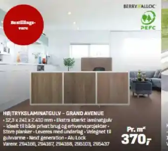 Bygma Højtrykslaminatgulv - grand avenue tilbud