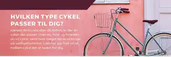 Coop.dk HVILKEN TYPE CYKEL PASSER TIL DIG? tilbud