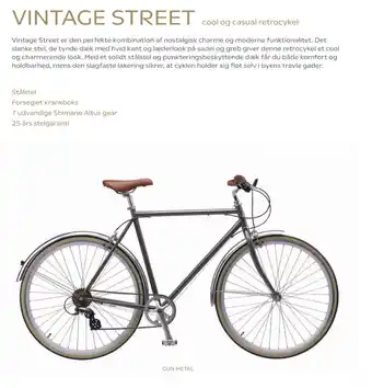 Coop.dk VINTAGE STREET cool og casual retrocykel tilbud