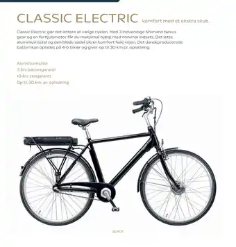 Coop.dk CLASSIC ELECTRIC komfort med et ekstra skub tilbud