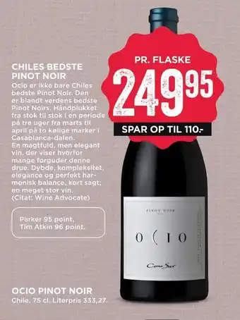 MENY Ocio pinot noir tilbud