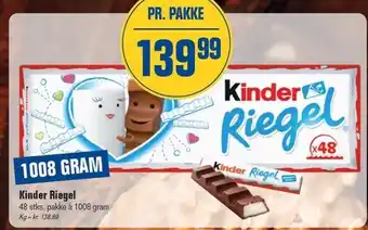 Otto Duborg Kinder Riegel tilbud