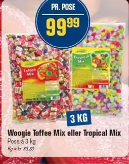 Otto Duborg Woogie Toffee Mix eller Tropical Mix tilbud