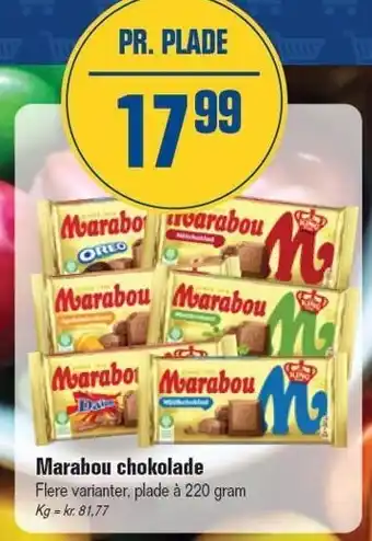 Otto Duborg Marabou chokolade tilbud