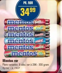 Otto Duborg Mentos rør tilbud