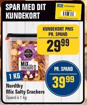 Otto Duborg Nordthy Mix Salty Crackers tilbud