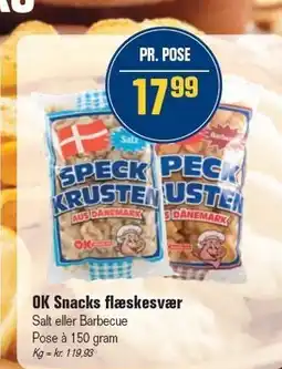 Otto Duborg DK Snacks flæskesvær tilbud